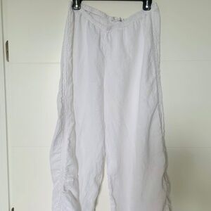CUT LOOSE Brand White linen pants